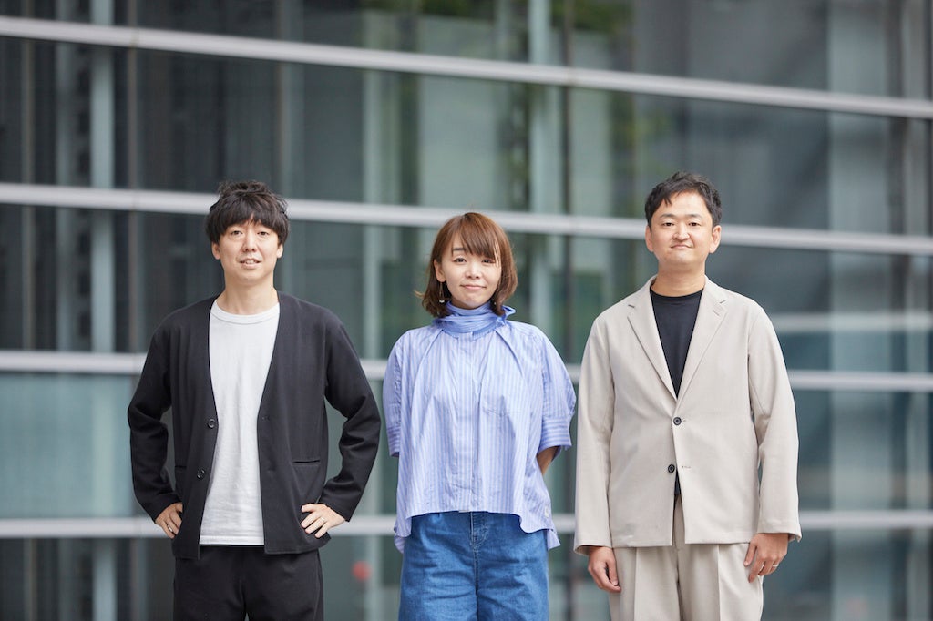 株式会社eiicon 執行役員 村田宗一郎、代表取締役社長 中村亜由子、取締役副社長 富田直（写真左から）