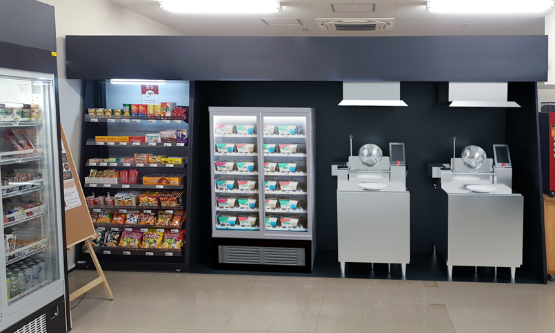 ”プロの腕前をセルフで手軽に体験！”セルフ調理実証実験（イメージ）