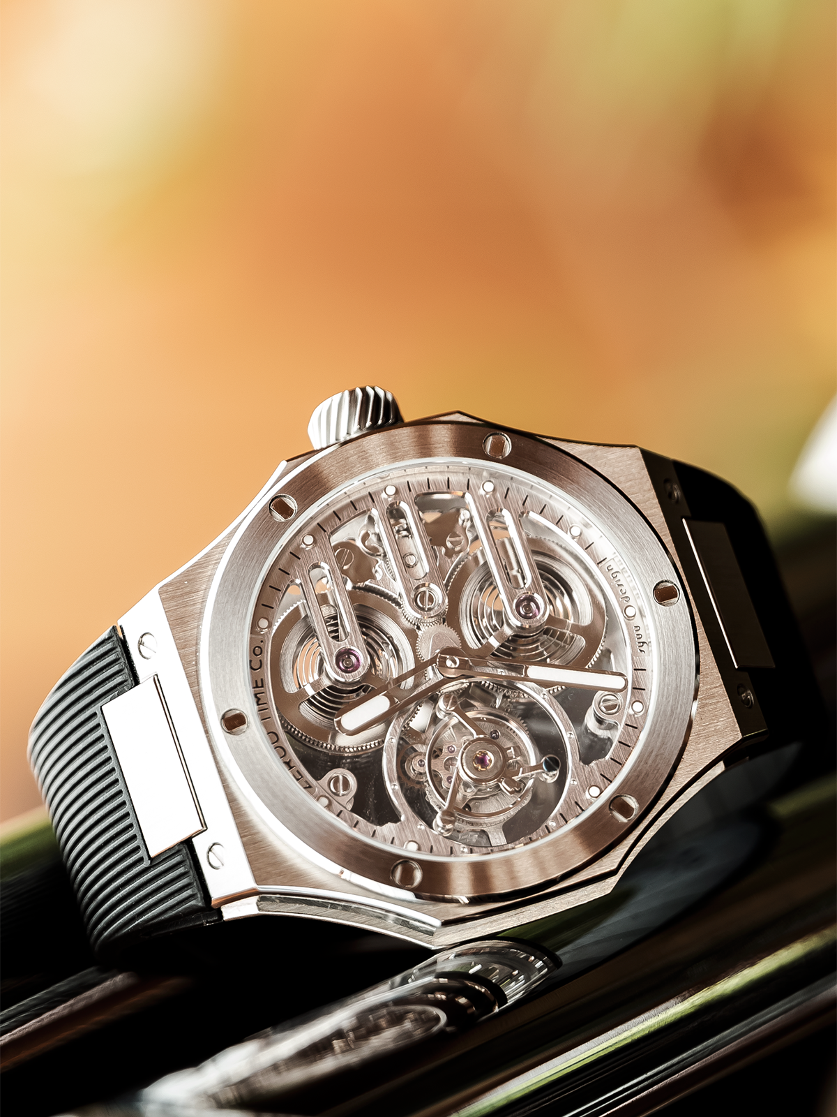 ZEROO T8 トゥールビヨン　世界限定1000本 【美品】 ZEROOから新作トゥールビヨンが登場 【オクタゴナル・ケースのT8