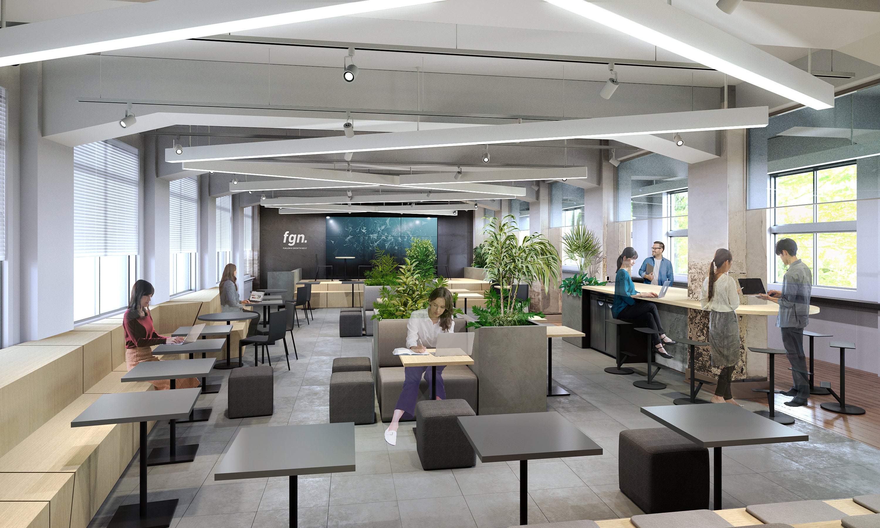 イベントスペース リニューアルイメージ（計画図面のため変更の可能性があります）