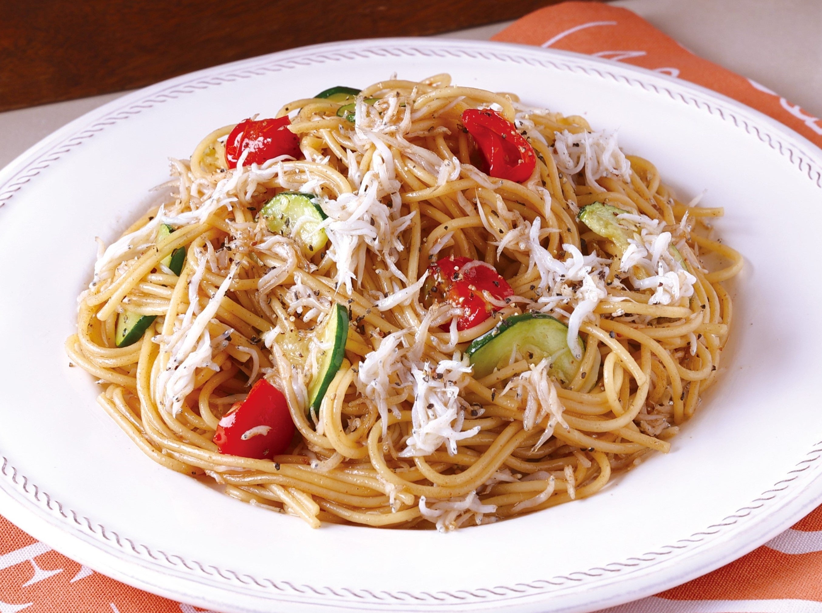 釜揚げシラスのペペロンチーノ