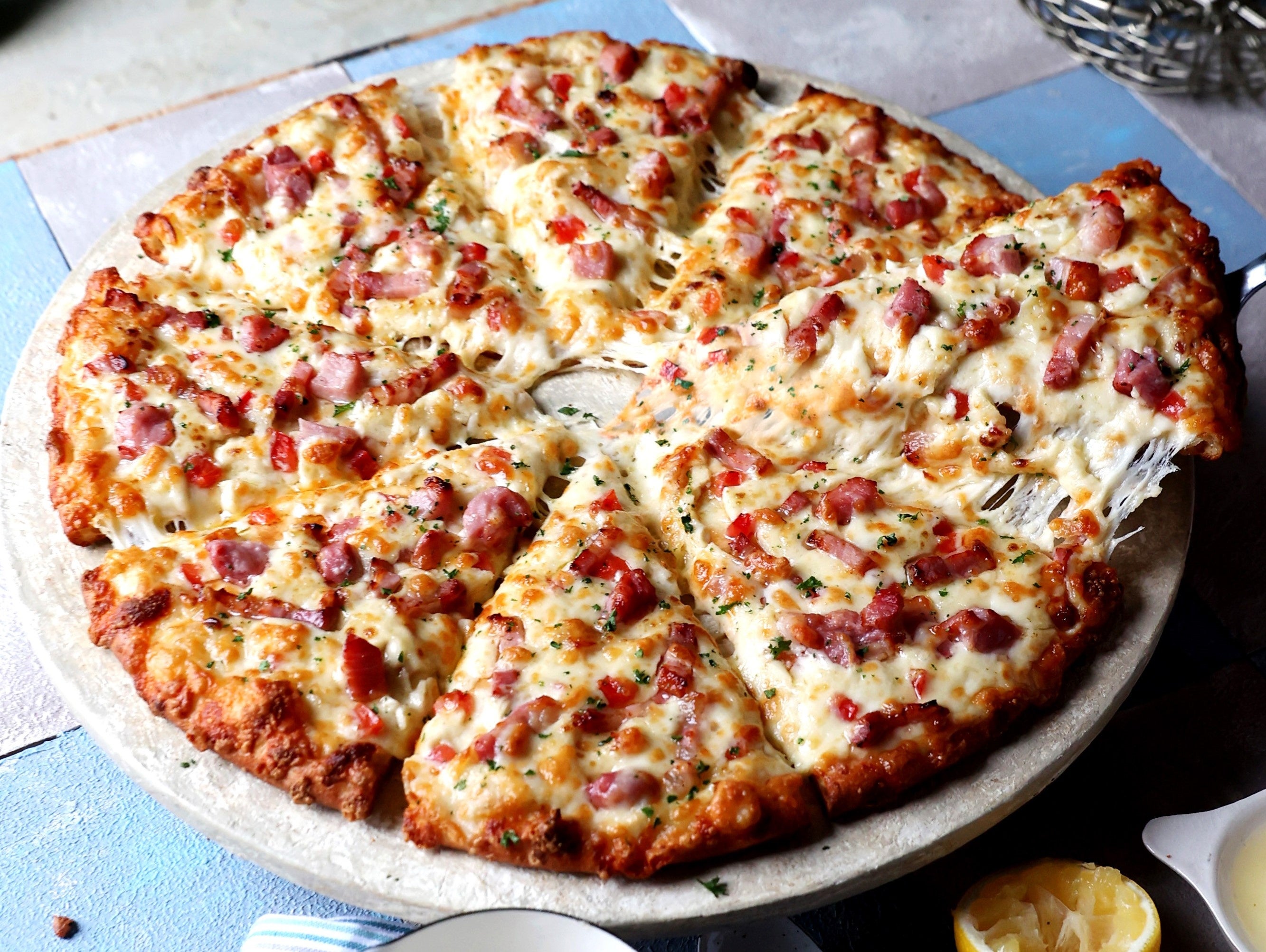 熟成パンチェッタと 瀬戸内レモンソース