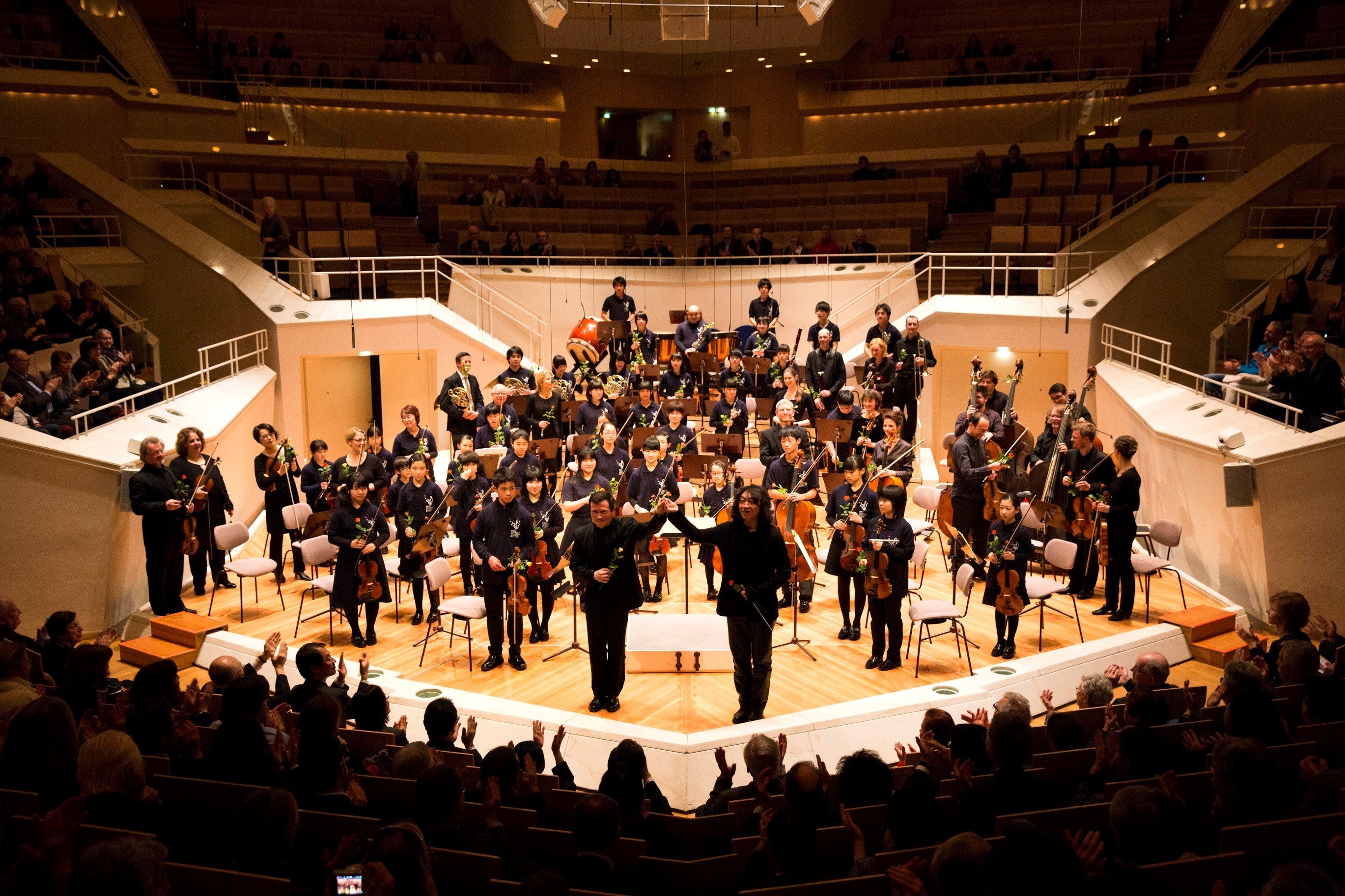 相馬子どもオーケストラ・ ベルリンフィル共演 ©FESJ2016MarikoTagashira