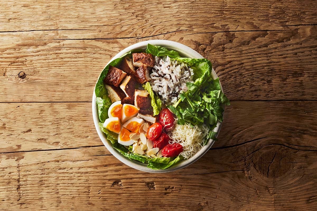 ケイジャンチキン＋エッグ