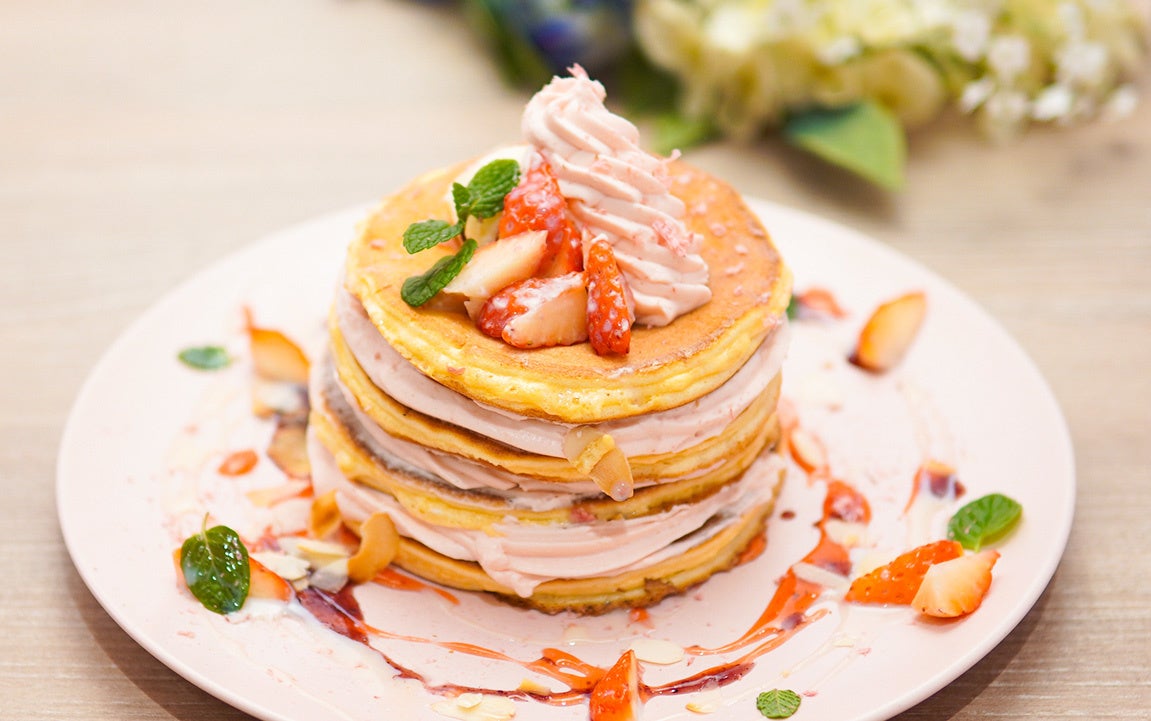 春限定パンケーキ販売 ベルヴィル 高木珈琲の 桜と苺の春パンケーキ が人気沸騰 きゅんと甘酸っぱい苺と ふんわり香る桜が一緒になったパンケーキ 4月末までの期間限定 無くなり次第終了します 株式会社サンパークのプレスリリース 春限定パンケーキ販売 ベルヴィル 高木珈琲の 桜と苺の春パンケーキ が人気沸騰 きゅんと甘酸っぱい苺と ふんわり香る桜が一緒になったパンケーキ 4月末までの期間限定 無くなり次第終了します 株式会社サンパークのプレスリリース