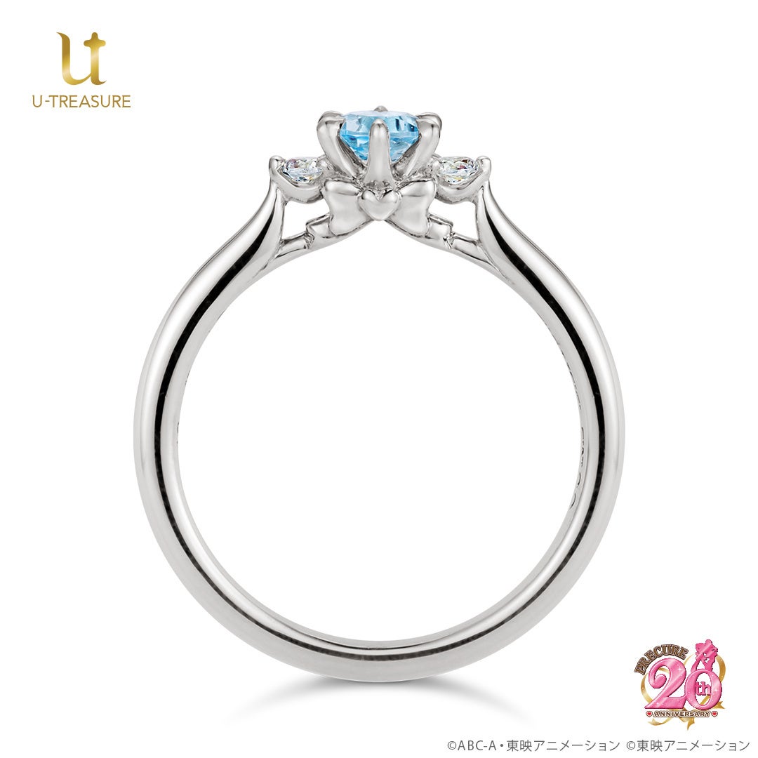 『ふたりはプリキュア』ソリティアリング予約受付中!キュアブラックとキュアホワイトの宝石が輝くデザイン 『ふたりはプリキュア』ソリティアリング予約受付中!キュアブラックとキュアホワイトの宝石が輝くデザイン