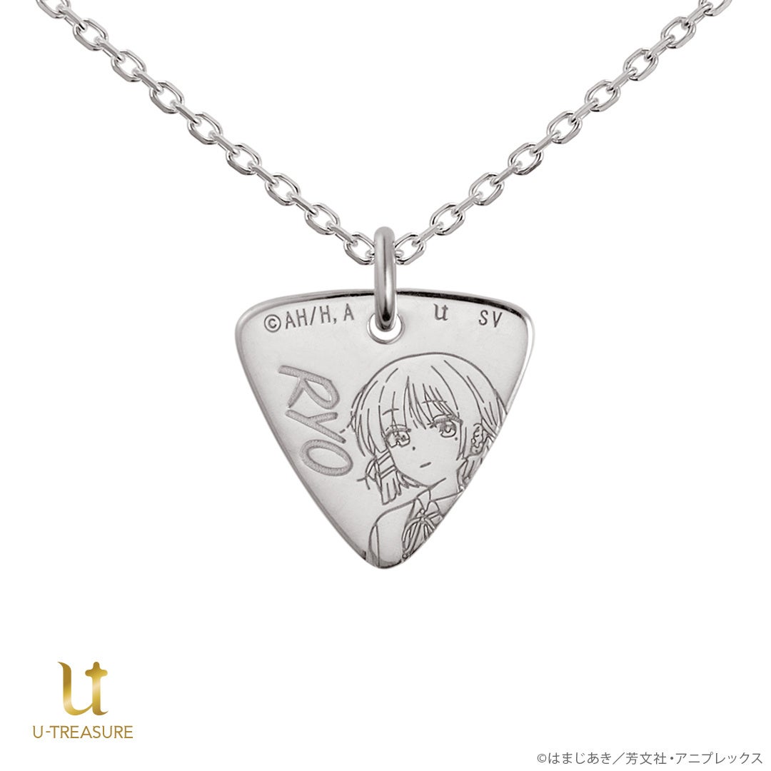 アニメ「ぼっち・ざ・ろっく！」ピック型ネックレス。「結束