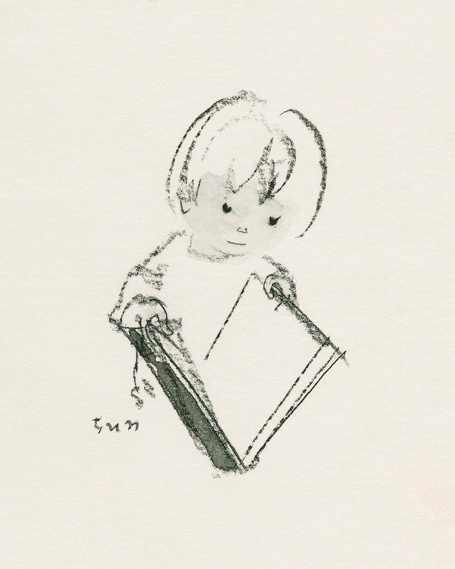 　本を読む子ども（1973年）