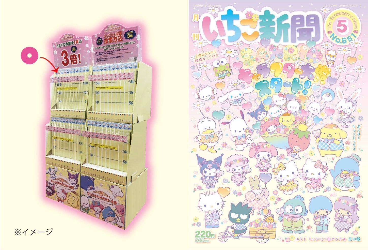 　　　　投票BOX　　　　　いちご新聞 220円(税込)