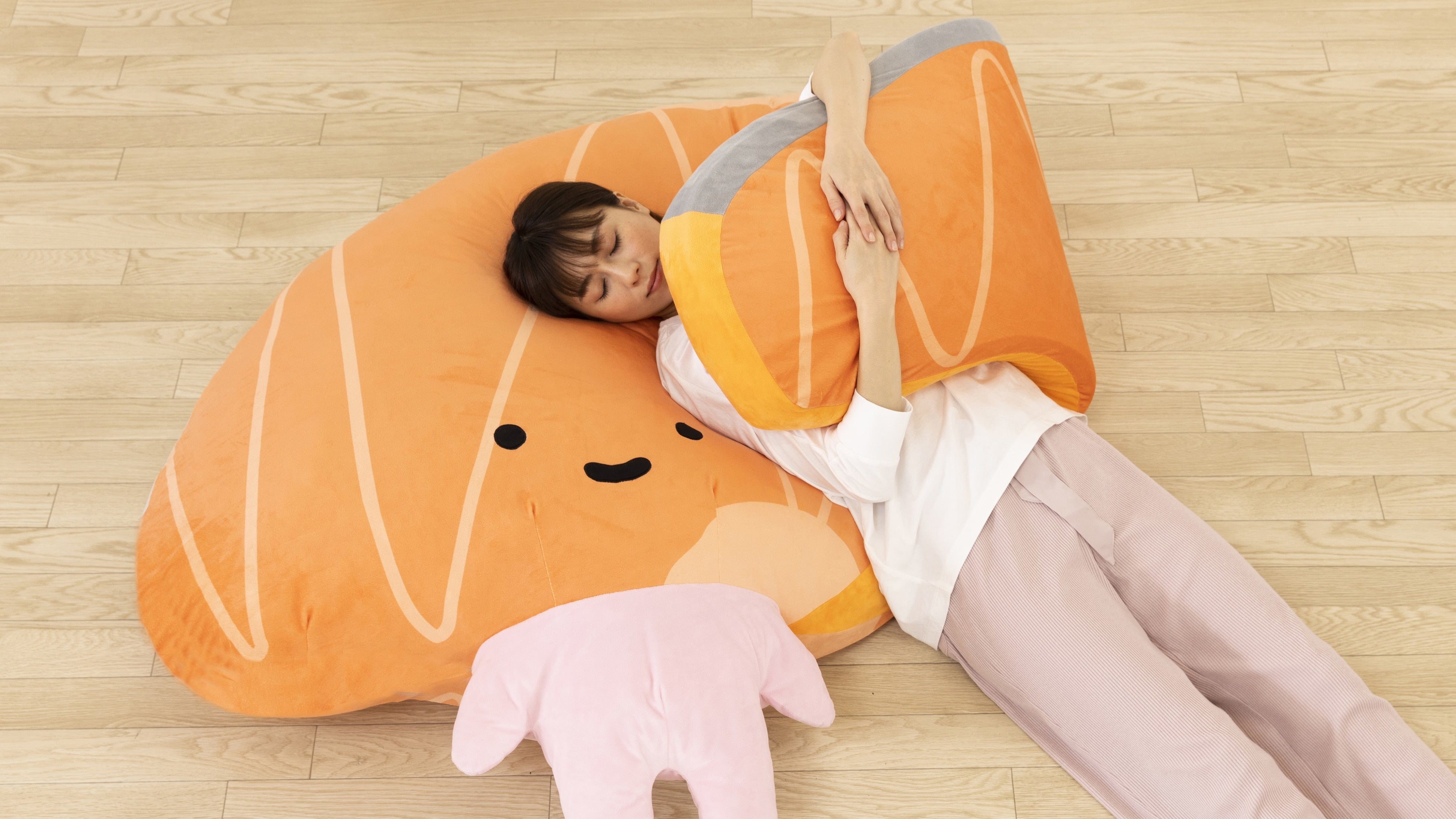 マイメロディ　 夢の超BIGふかふかぬいぐるみクッション マイメロディと暮らそう☆夢の超BIGふかふかぬいぐるみ