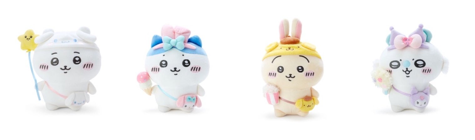 ちいかわ サンリオ マスコットホルダー Chiikawa Sanrio セット サンリオオリジナルデザインで“ちいかわ”と“サンリオ