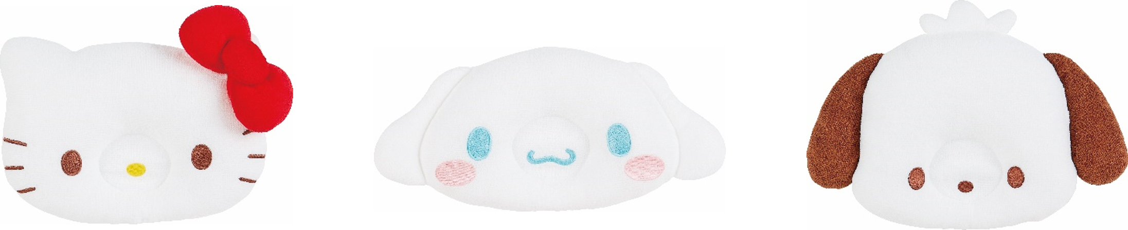 　　　　　　　　　　　　　　　　　　ハローキティ／シナモロール／ポチャッコ