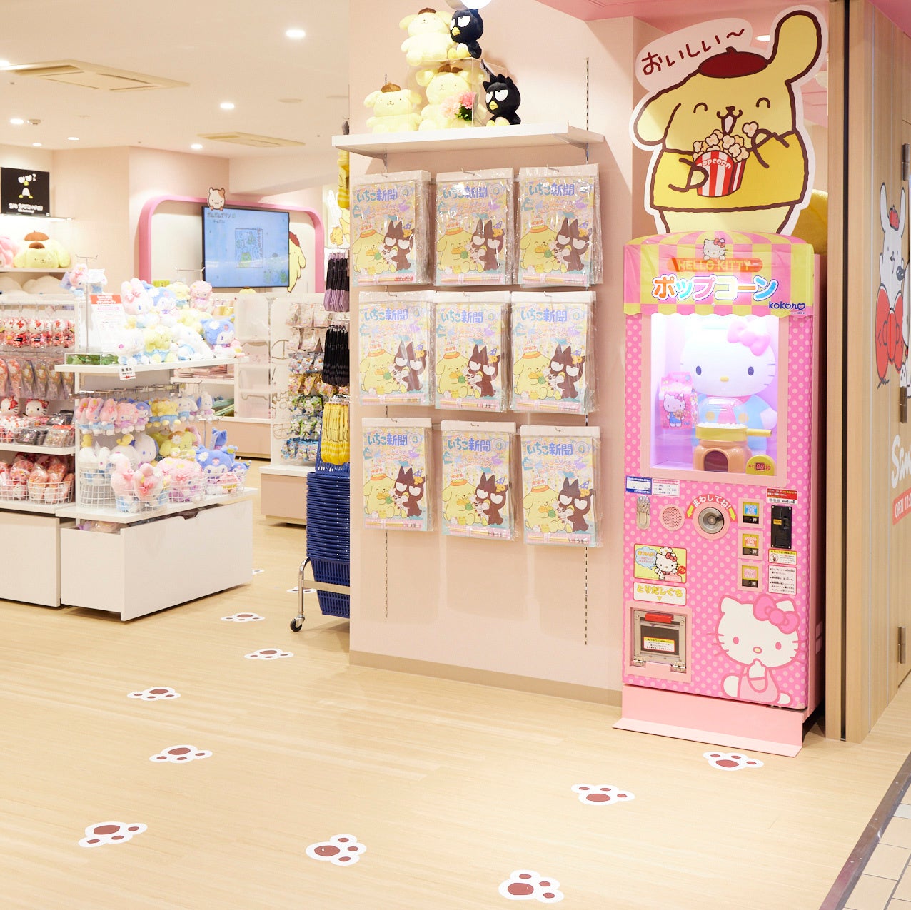 店内の足跡をたどってみると…