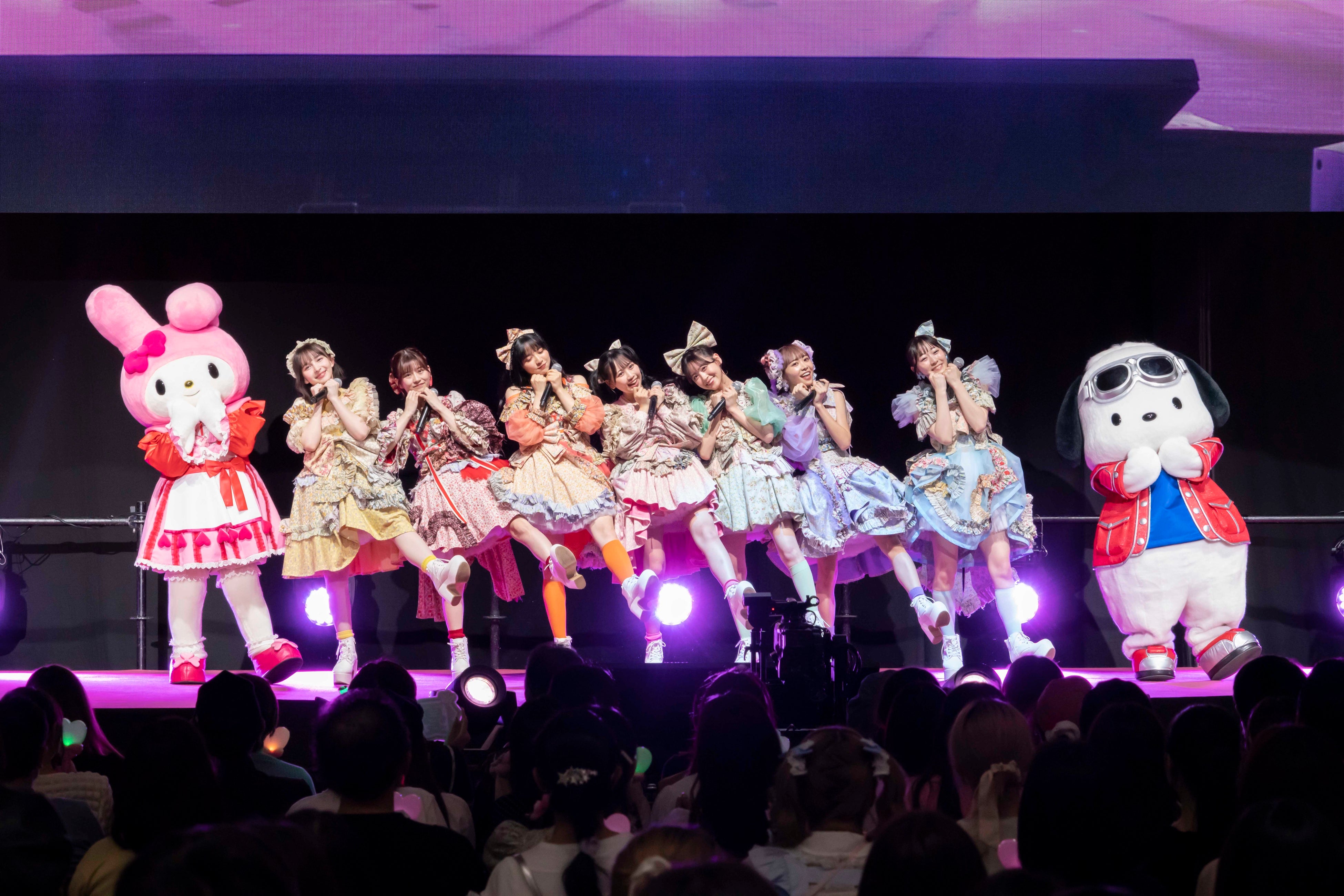 FRUITS ZIPPERがTikTokでも大人気の 『わたしの一番かわいいところ』を ポチャッコ・マイメロディと一緒にパフォーマンス