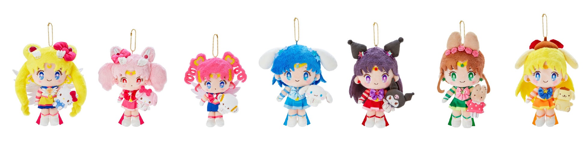 サンリオ✖︎セーラームーン コラボ マスコット キティ シナ コンプリート レトロ 劇場版「美少女戦士セーラームーンCosmos」×サンリオ