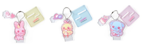 アクリルキーホルダー　(全3種)　693円 さくら、エリカ、こたろう
