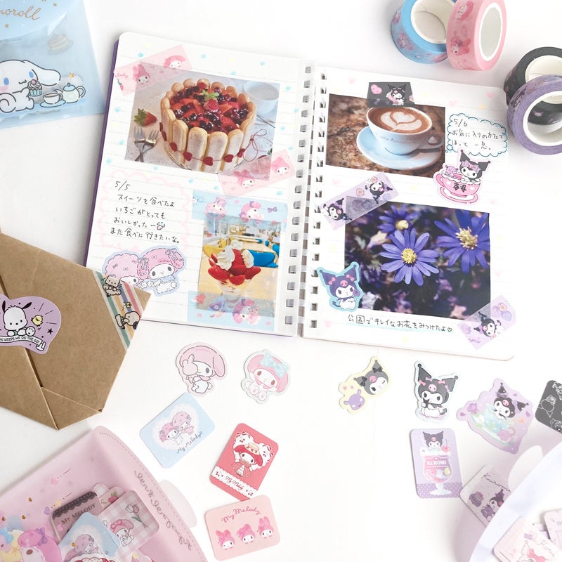 カードや手帳をデコレーションするのにもぴったりなシールやペーパーテープもご用意。