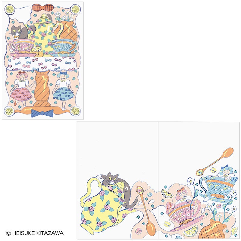 人気イラストレーターとコラボしたグリーティングカードを文具