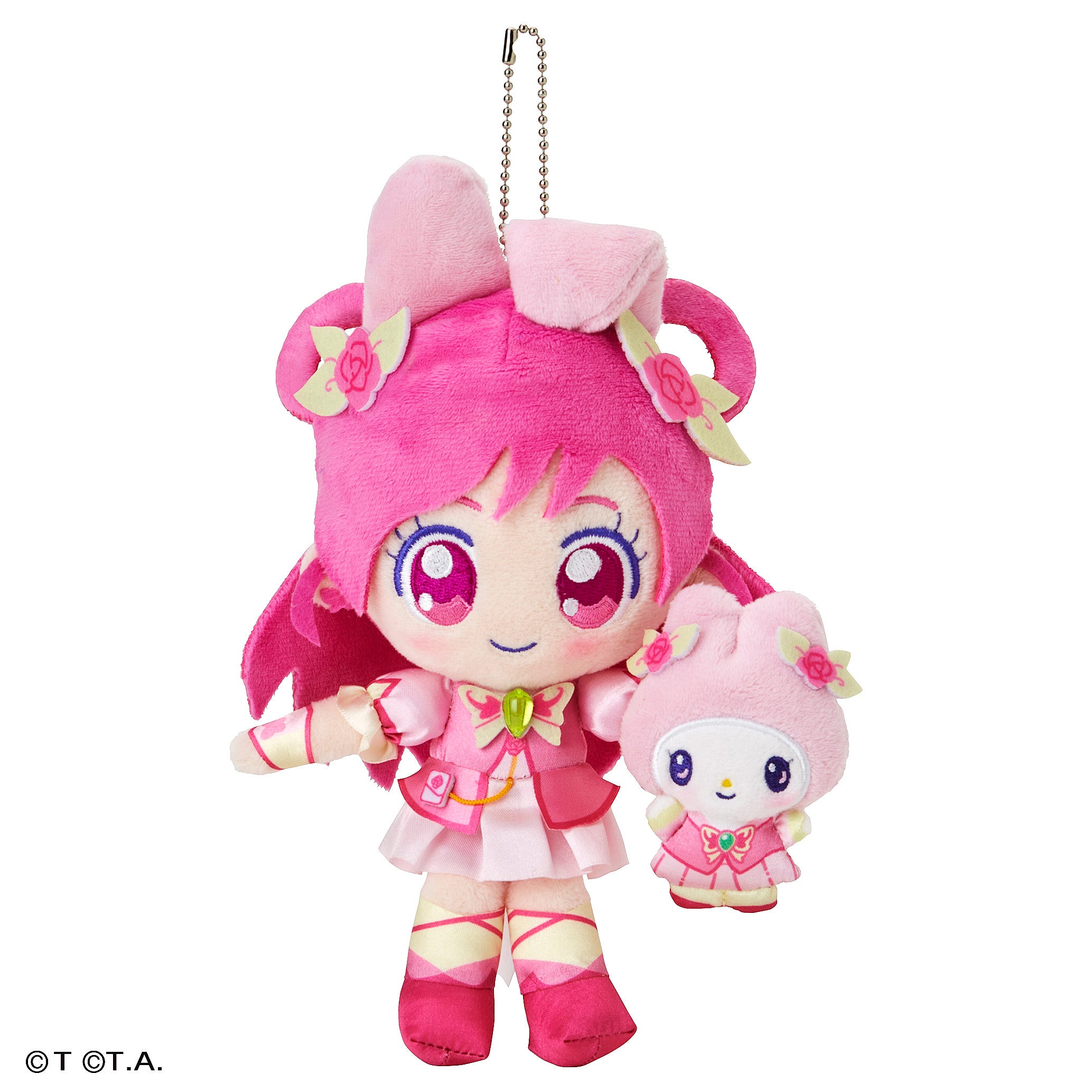 サンリオキャラクターズがプリキュアたちのコスチュームを身に