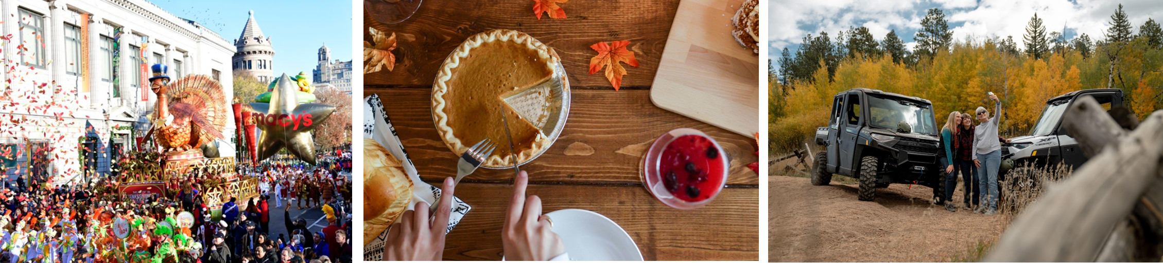 (1) ©New York City Tourism + Conventions (2) ©Element5 Digital (3) ©Visit Colorado Springs