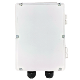 屋外用WiFi搭載コンパクトルーターAC25（開発中）の外観