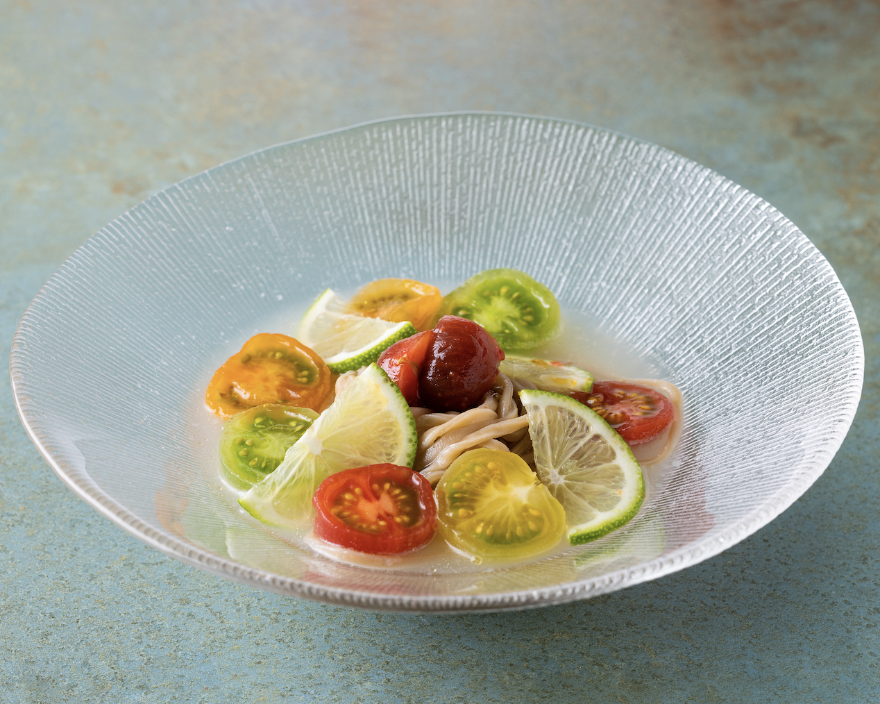 ■すだちトマトそうめん：¥1,100(税別)