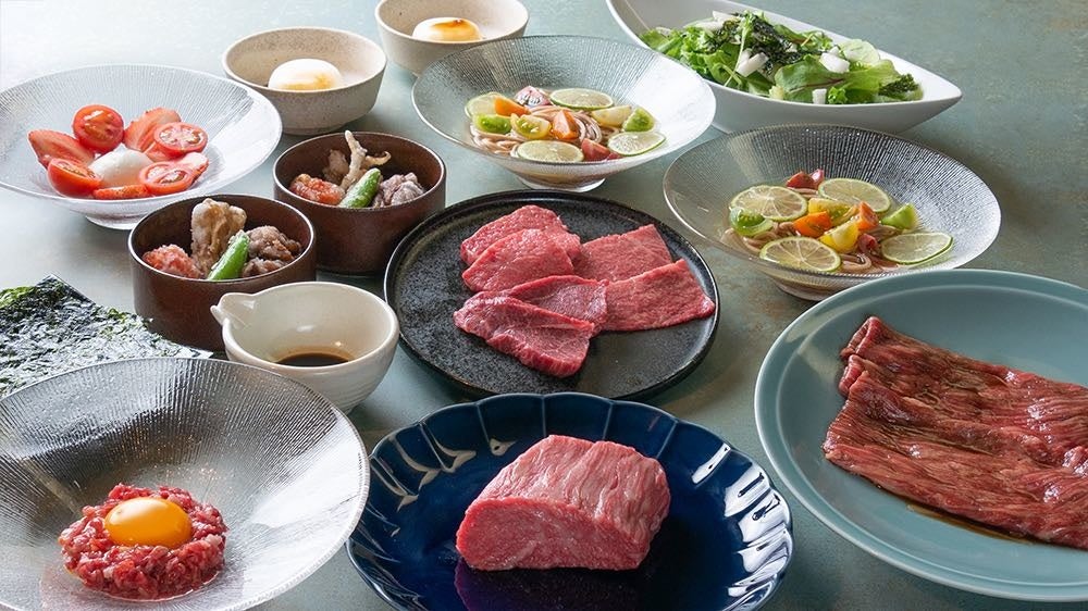 菊池の和牛コース：¥8,000(税別)人　※2人前から承ります
