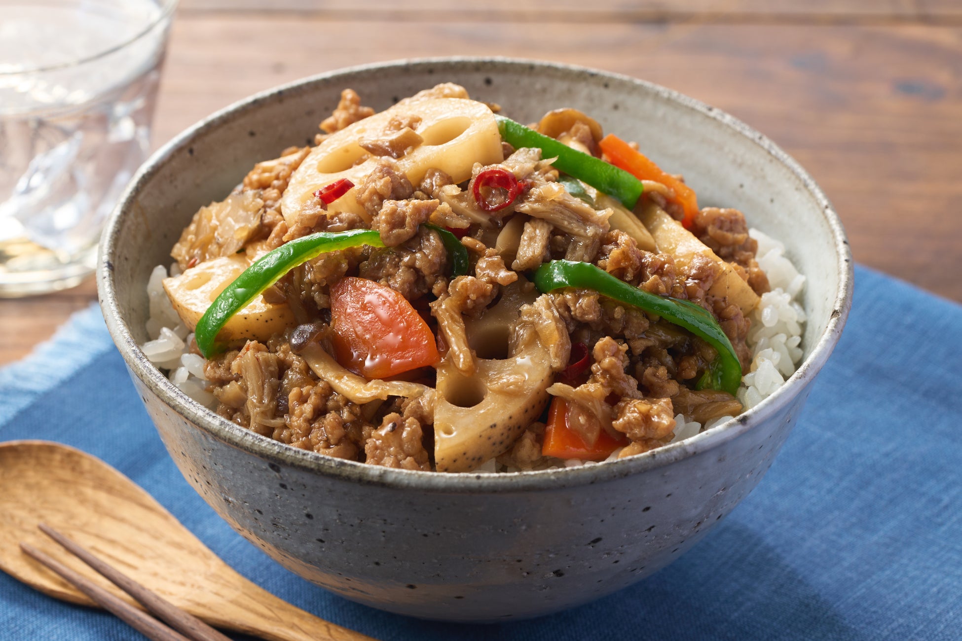 Kit Oisix「きのこ軸オイルのあんかけそぼろ丼」