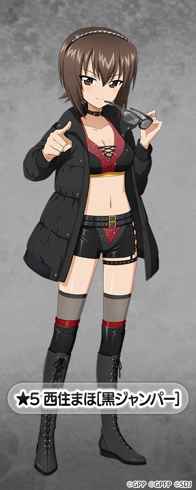 ★5 西住まほ[黒ジャンパー]NEW!