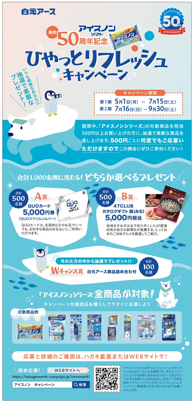 店頭設置の応募はがきデザイン