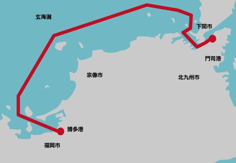 Queen Beetle 4 6月国内運航ダイヤについて 日本船籍化に伴い 博多 門司港航路 を新たに設置 九州旅客鉄道株式会社のプレスリリース