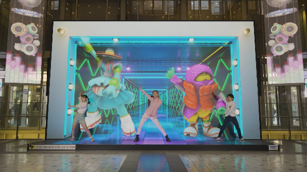 博多駅に交通広告では初となる参加型LEDビジョン「THE HAKATA VISI-ON