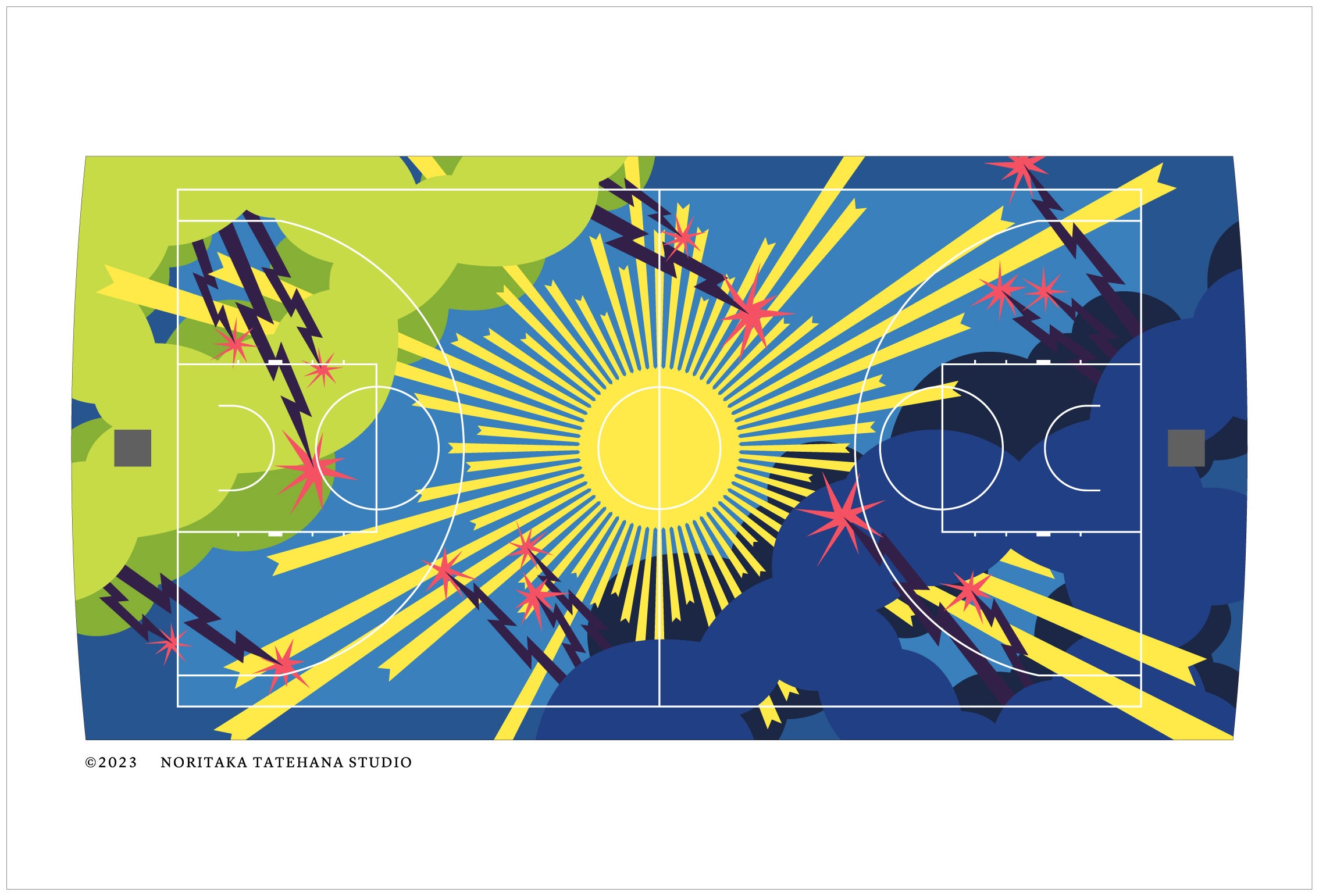 リノベーション・アートコート完成イメージ © NORITAKA TATEHANA K.K.