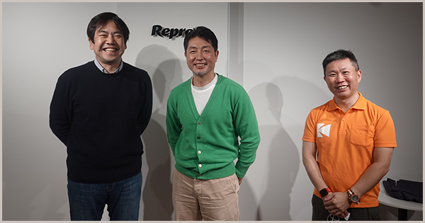 【左からRepro株式会社 取締役COO 齋藤 修氏・株式会社ジュン 取締役執行役員 中嶋 賢治氏・ZETA株式会社 代表取締役社長 山崎 徳之】