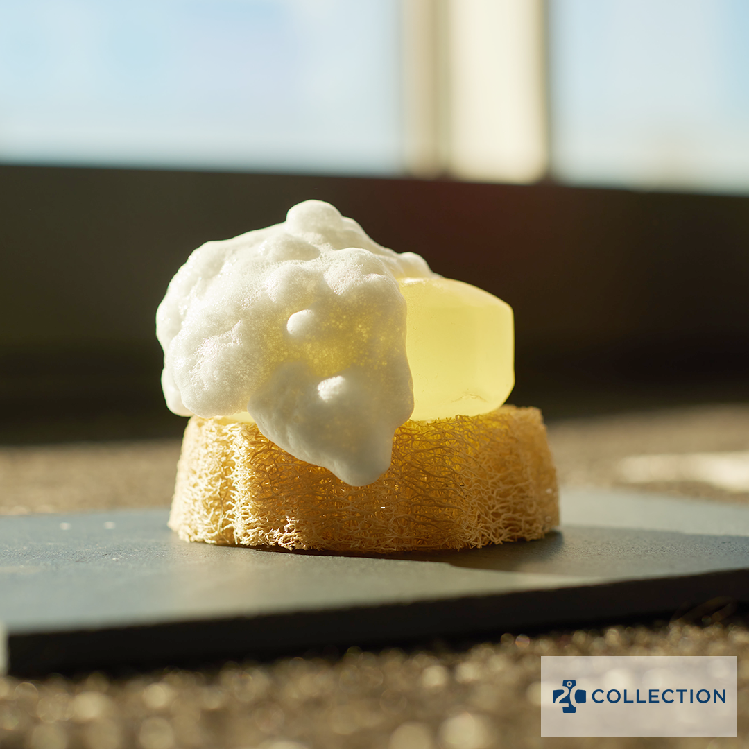 やさしい柔らかさの泡が優しくお顔を包み込みます。