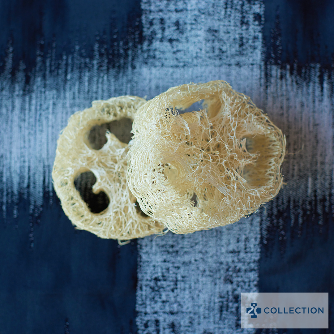 国産の作りの良いへちま石鹸トレイが付属しています。（写真は2個）