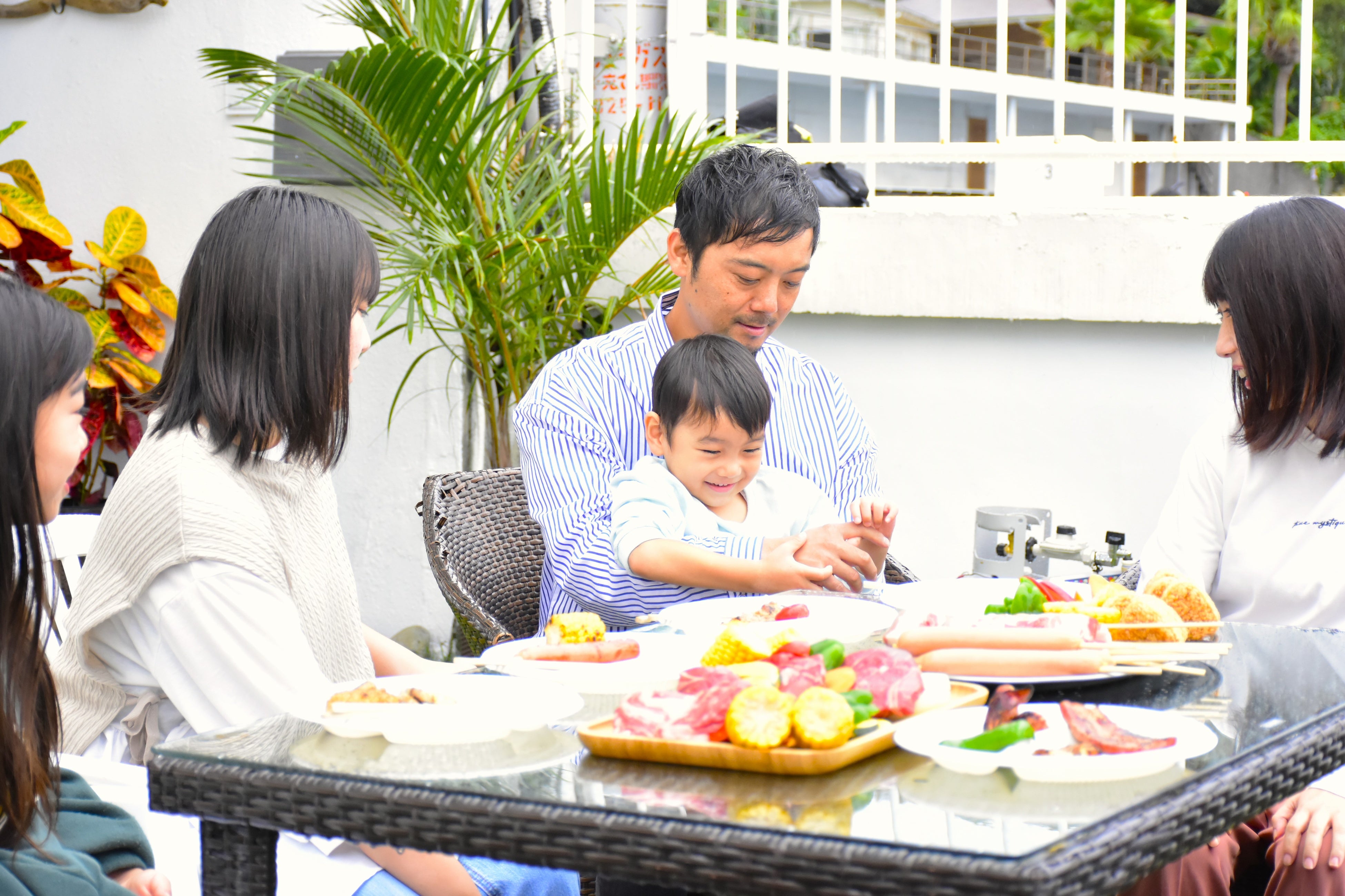 ファミリーで楽しむBBQ