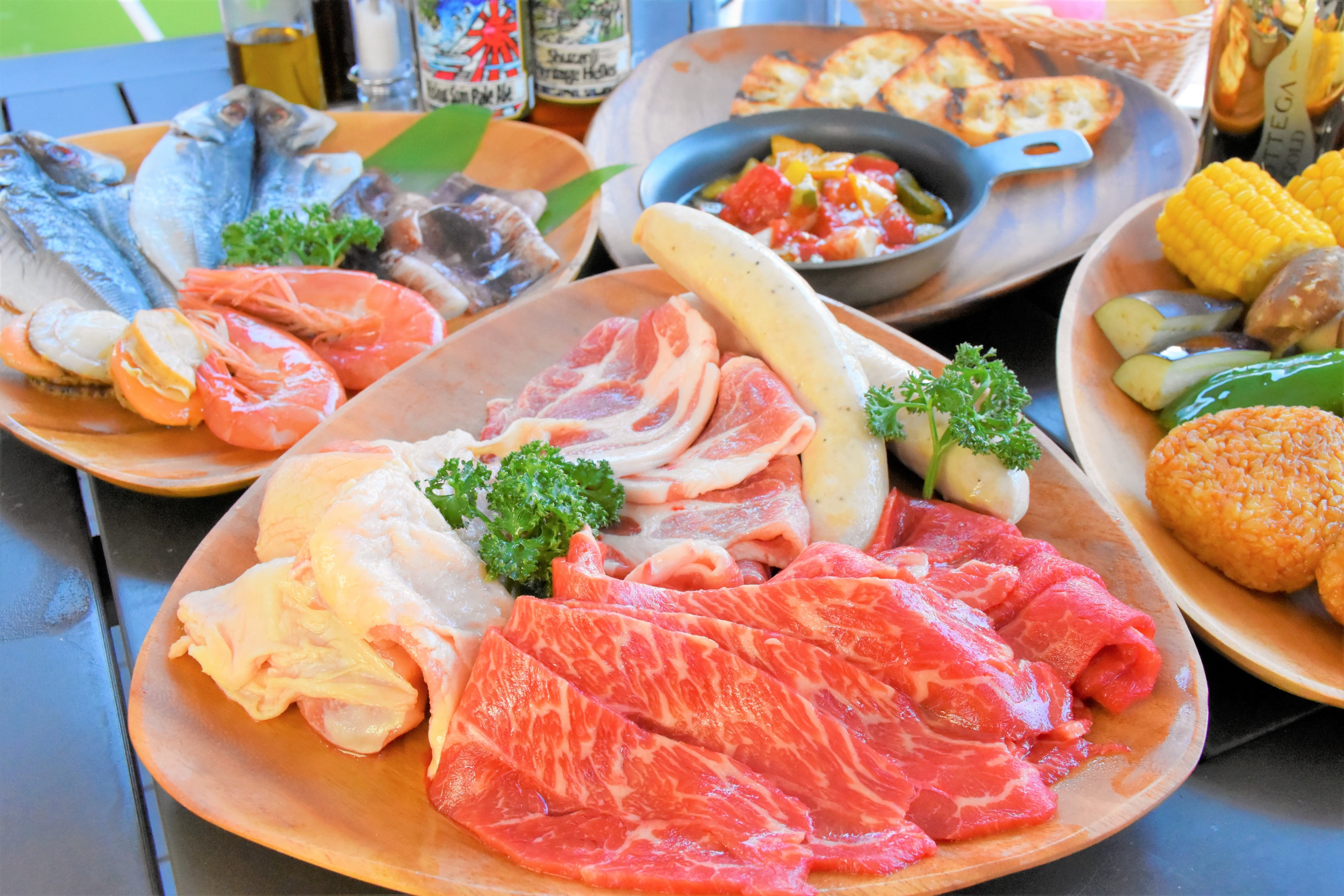 シェフ特製のBBQディナー