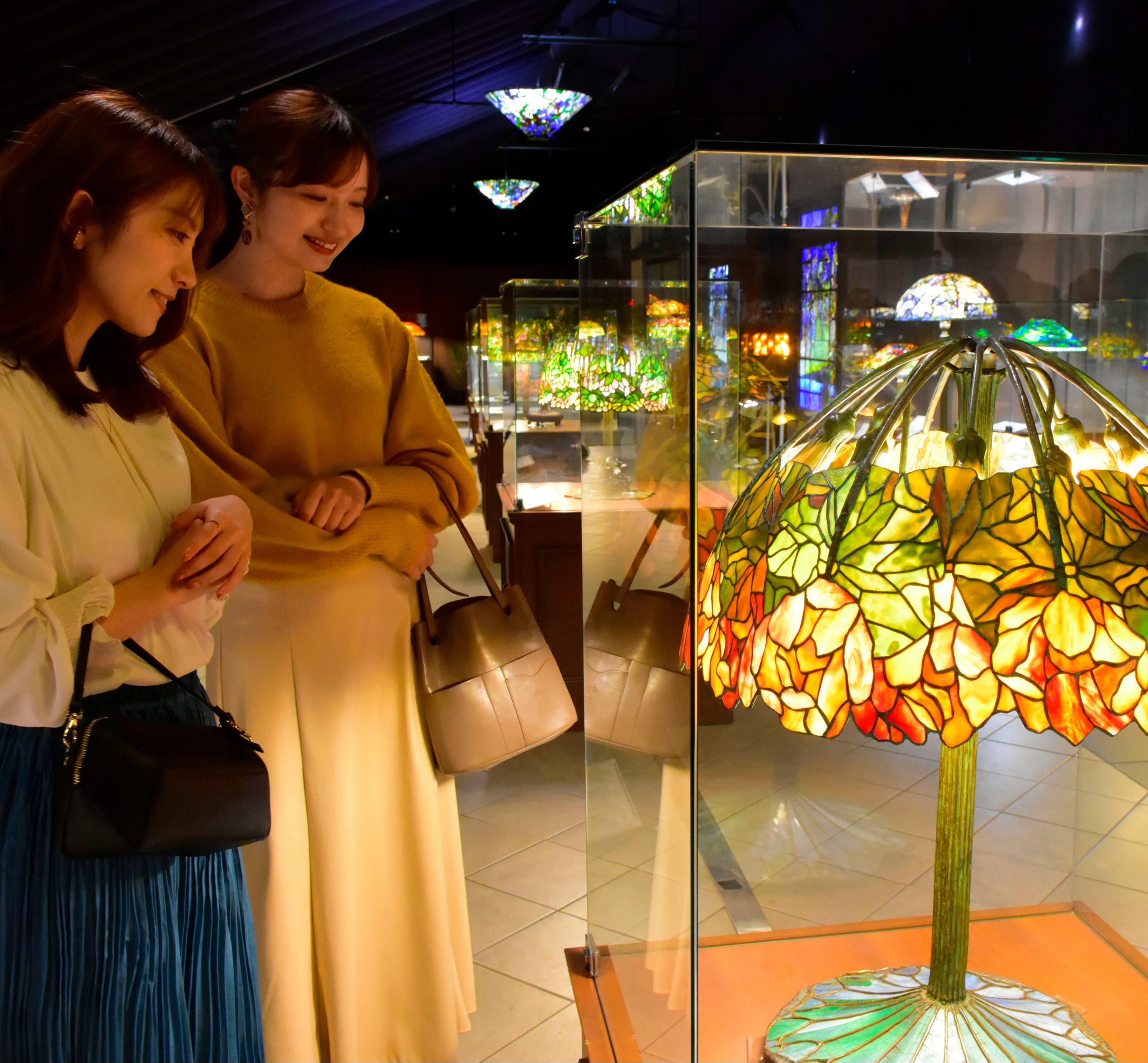 アンティークティファニーを展示するミュージアム