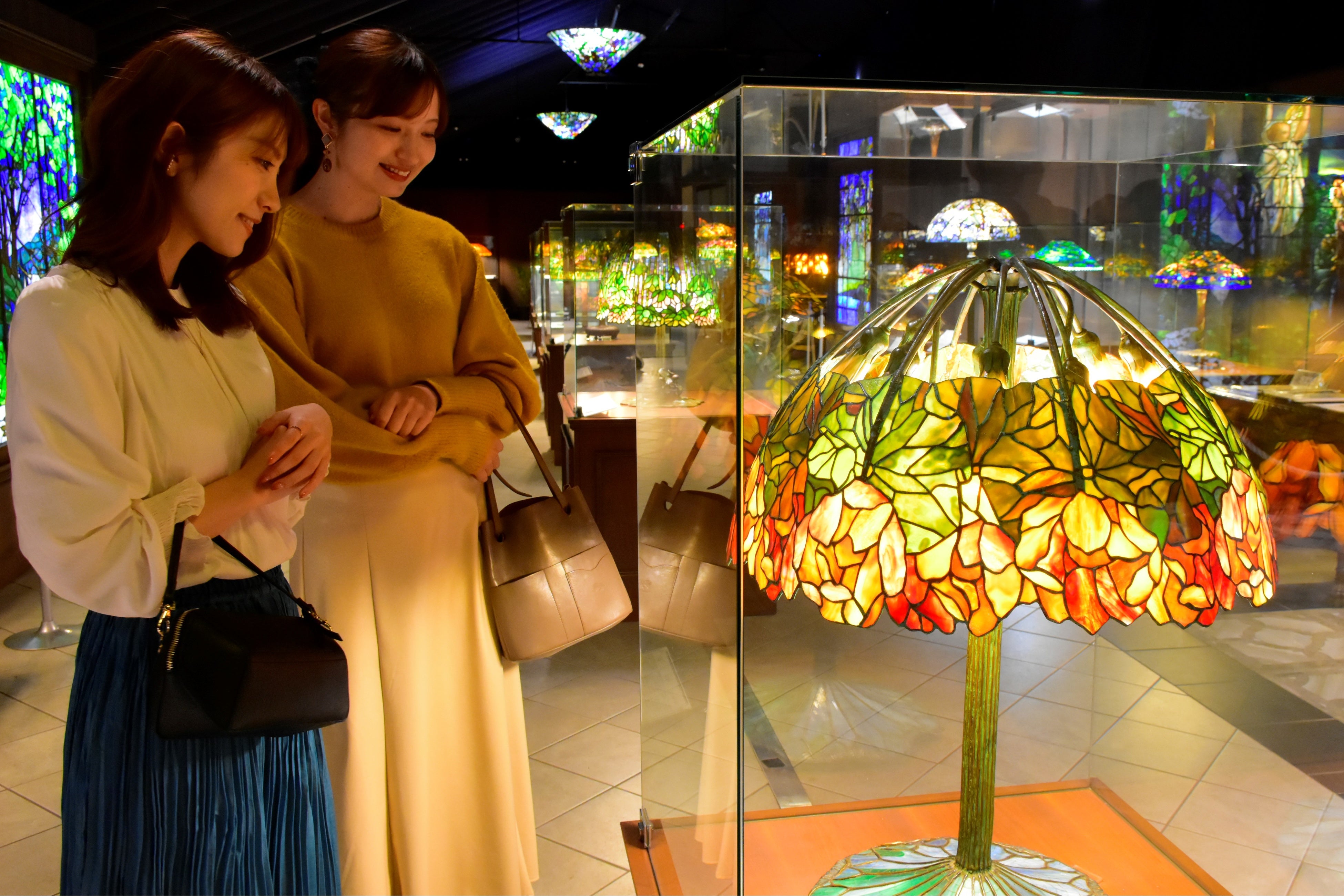 涼しいミュージアム内でゆったり