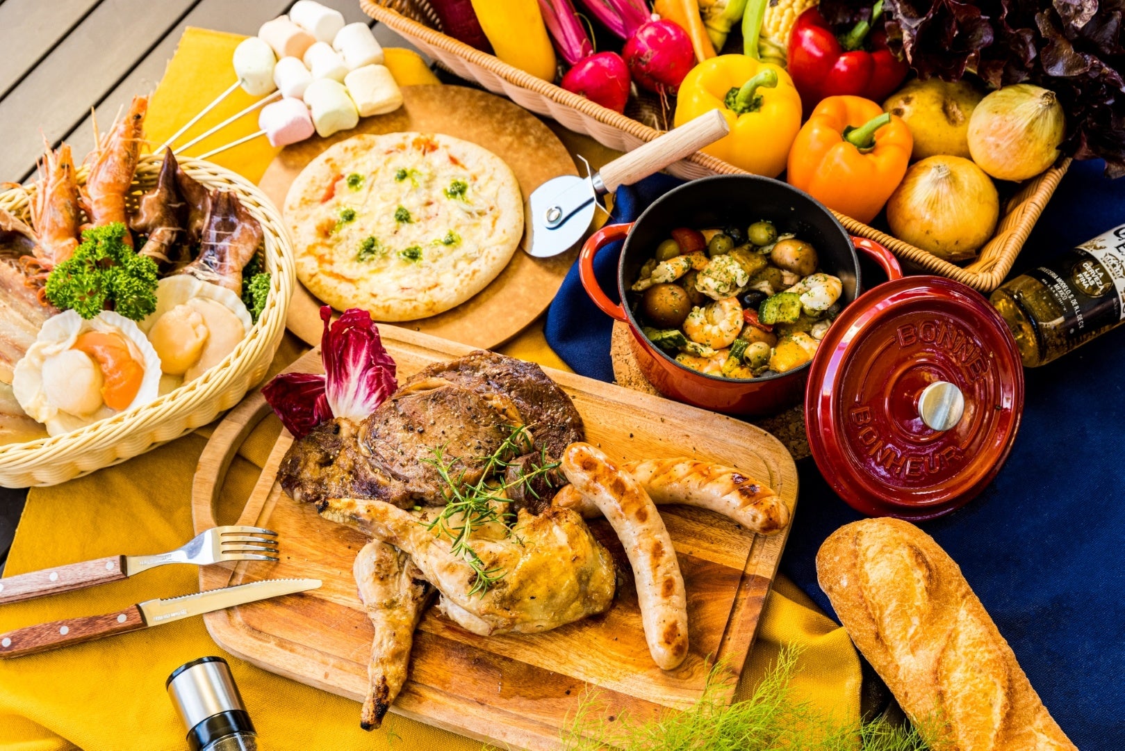 アウトドアディナー