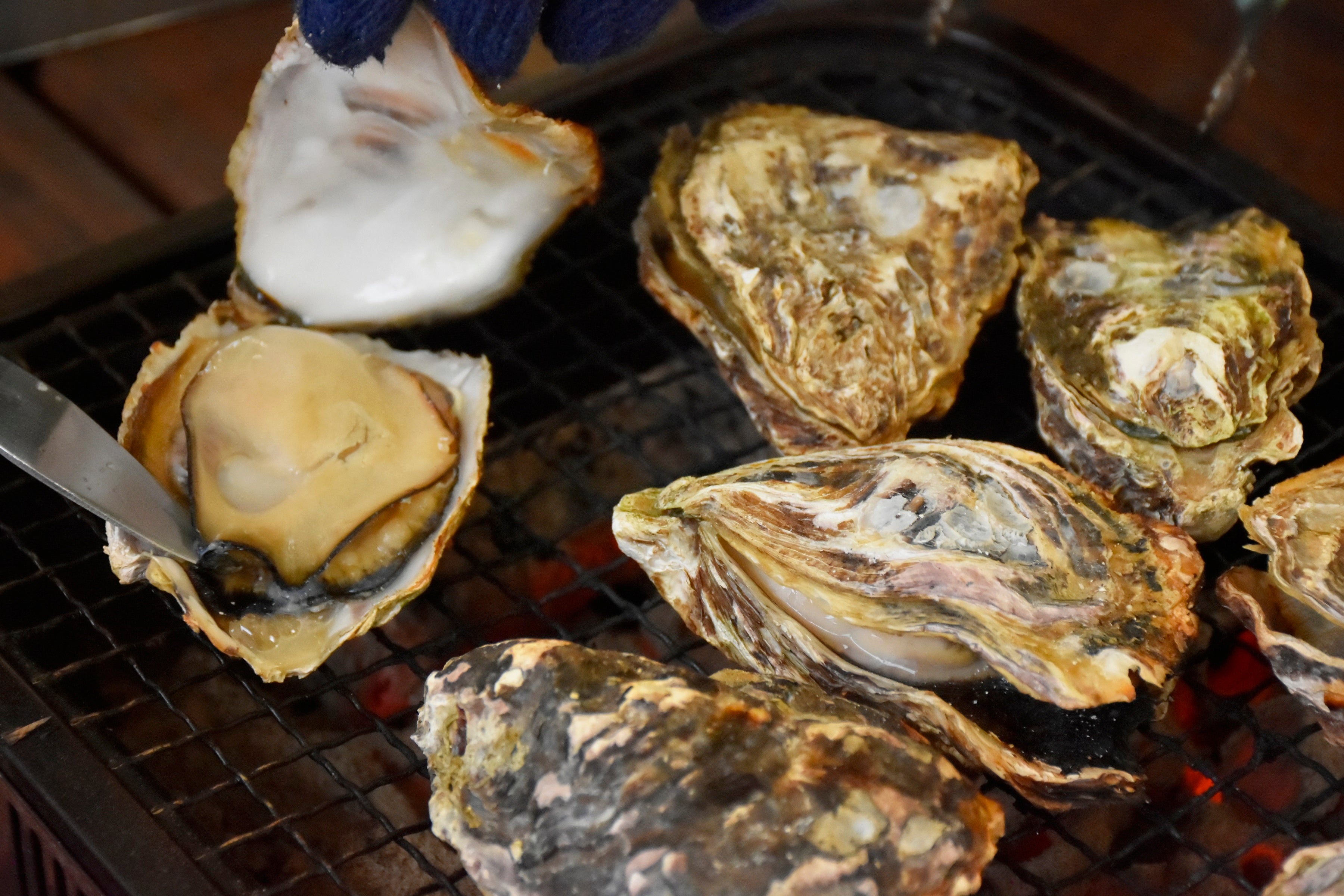 焼き牡蠣