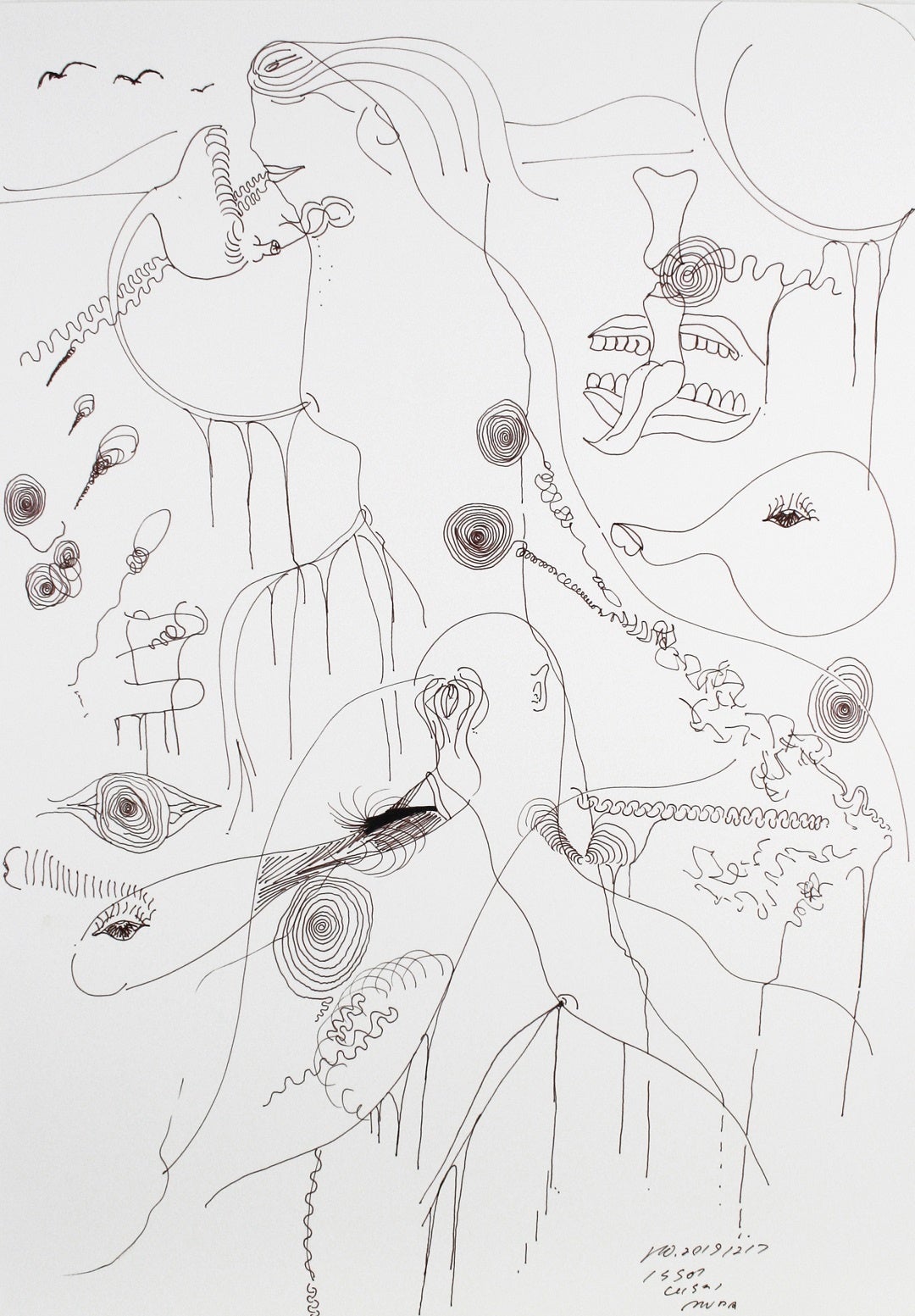 西村一成《no title no. 1 (20191217)》 2019年　作家蔵　提供：ギャルリー宮脇