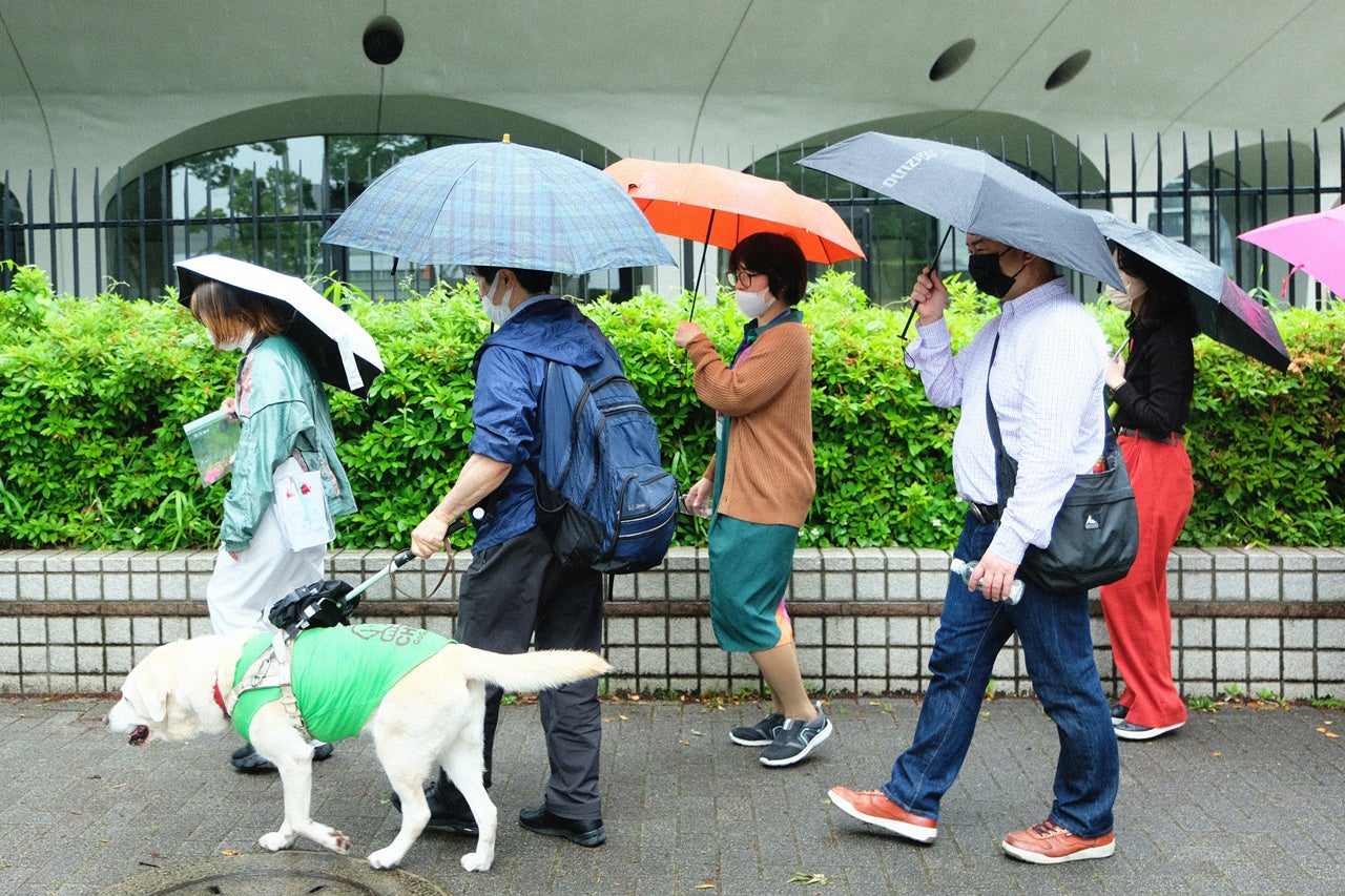 ワークショップの様子　3日目 撮影：工藤 葵　画像提供：東京都渋谷公園通りギャラリー