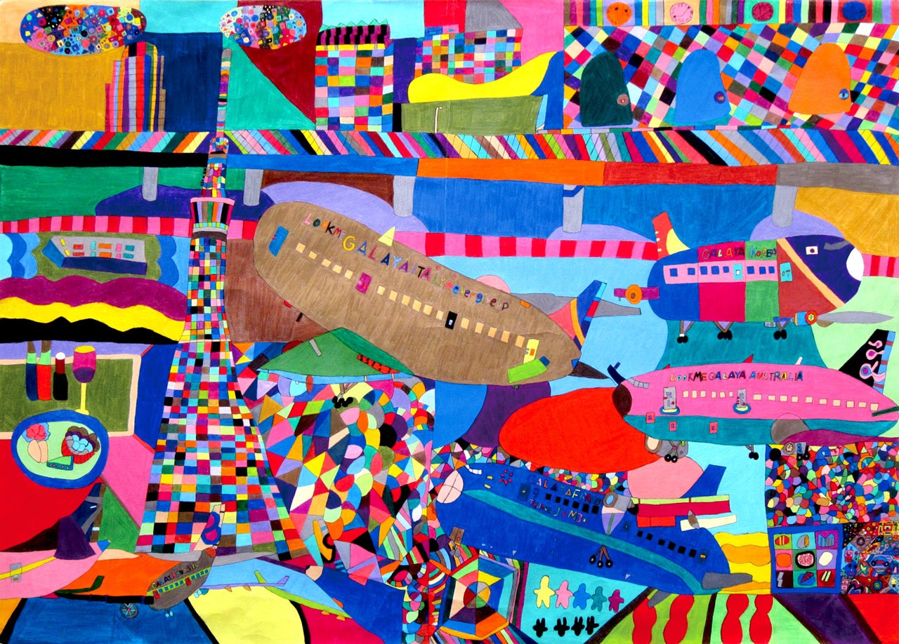 渡邉あや《飛行機》2013年、画像提供：工房集