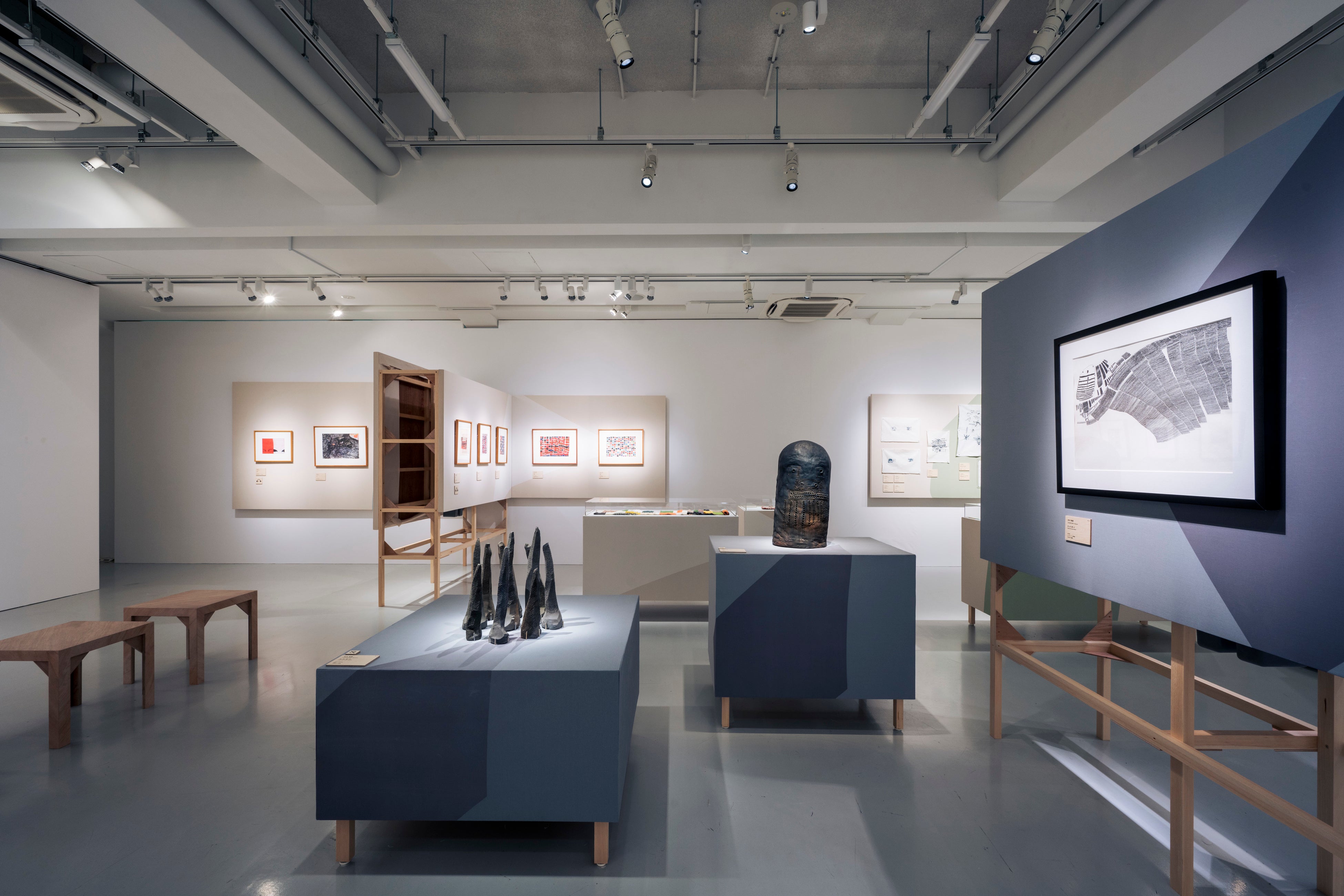 「かわるかたち」会場風景　撮影：ただ（ゆかい）