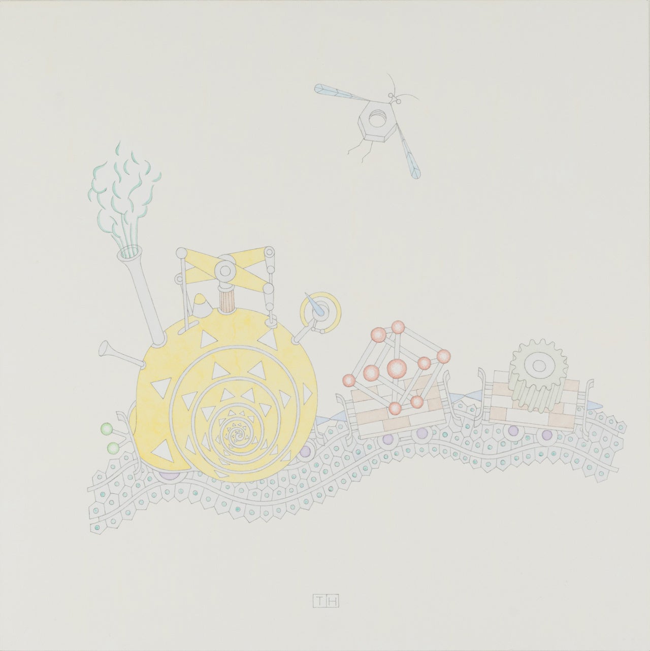 濱中 徹《道端のちいさなもの》2001年　作家蔵　画像提供：アートと障害のアーカイブ・京都