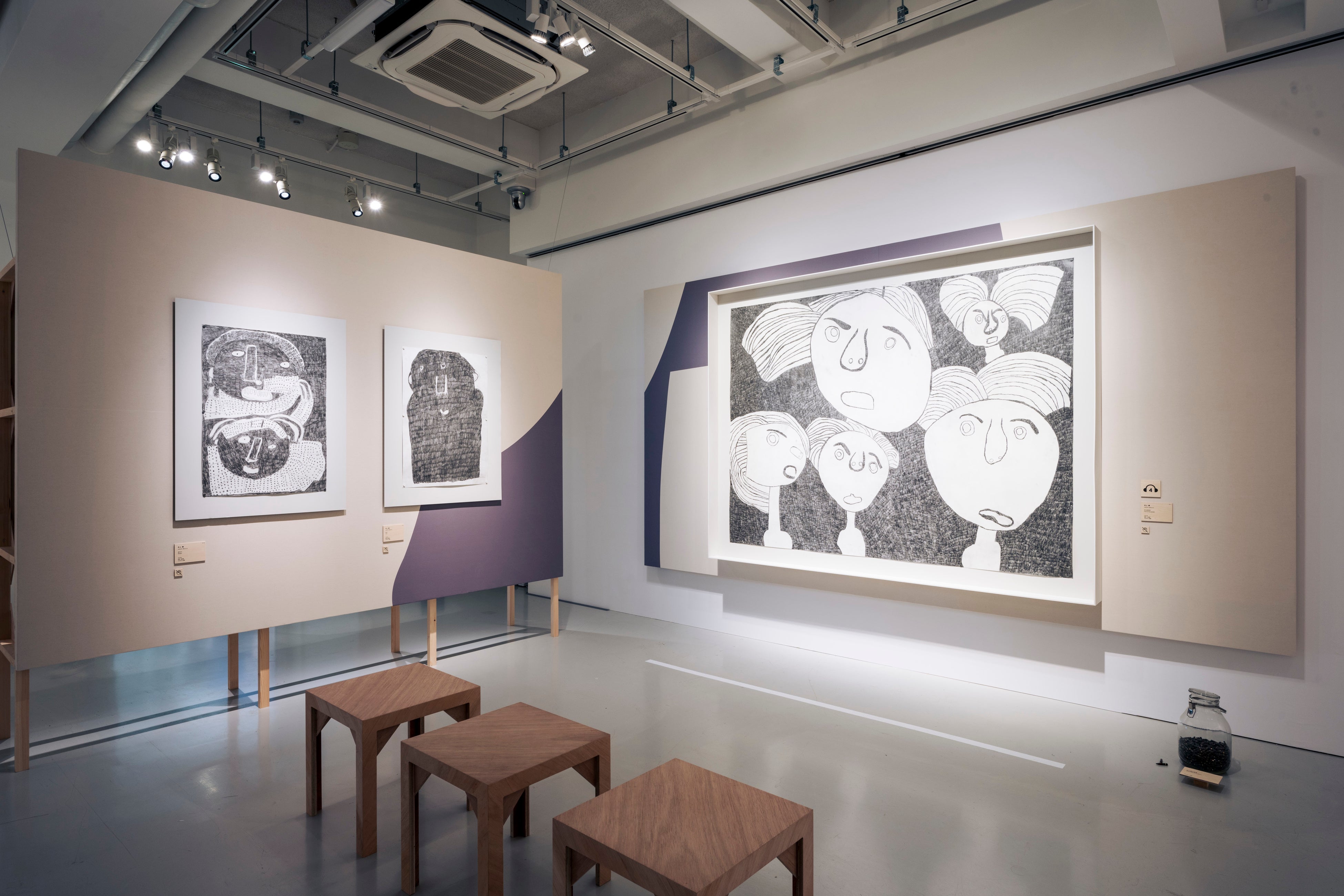 「かわるかたち」会場風景　撮影：ただ（ゆかい）