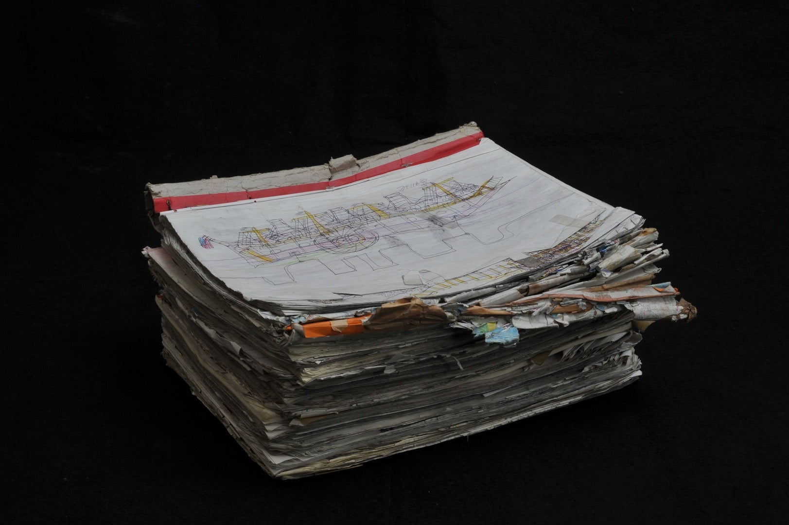 古久保憲満《無題》2001-2007年頃　作家蔵　 撮影：大西暢夫　提供：ボーダレス・アートミュージアムNO-MA