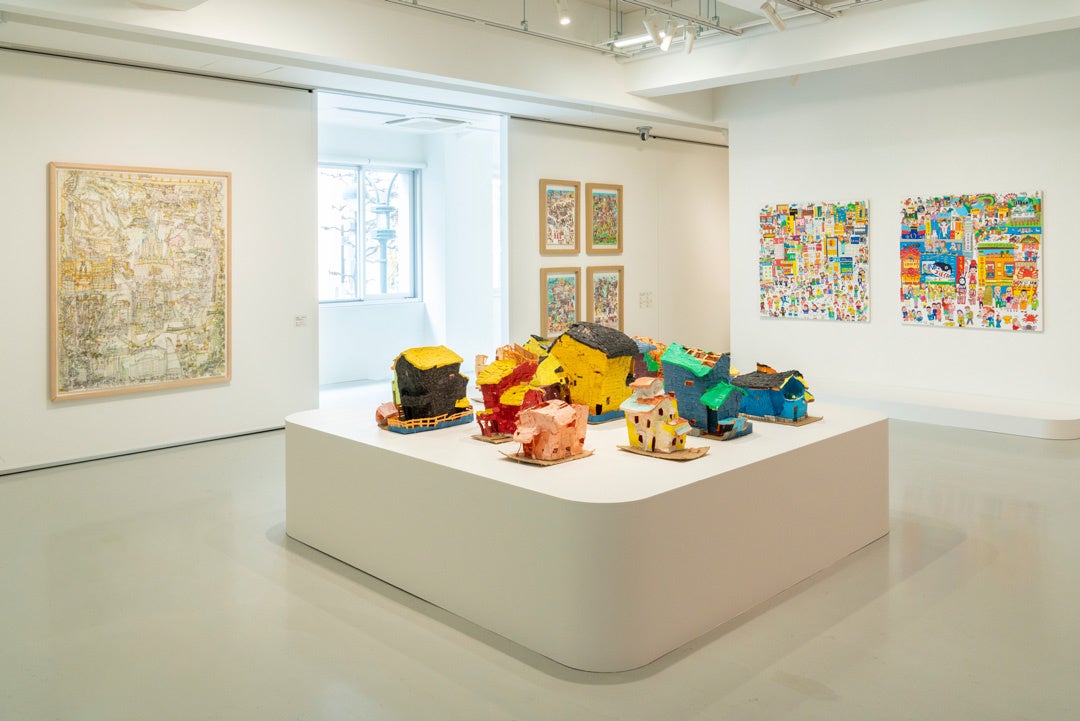 「「Echo　こだま返る風景」会場風景　撮影：佐藤 基